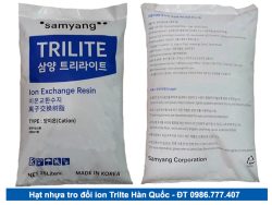 Hạt nhựa trao đổi ion Trilite Hàn Quốc