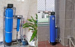 Hệ thống lọc nước đầu nguồn 1 cột sử dụng van tự động